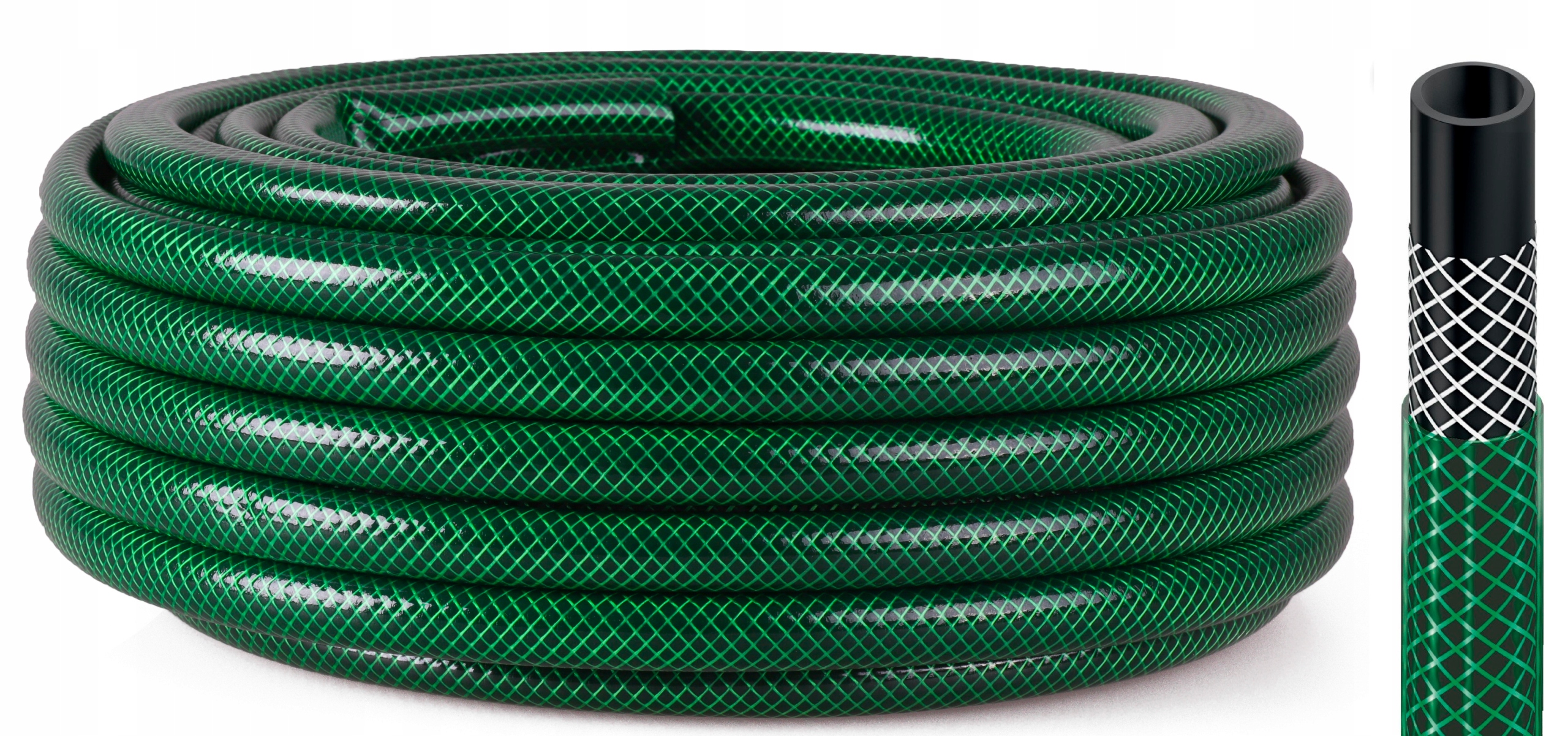 

Wąż Ogrodowy 1/2, 50m Ogrodniczy Zbrojony Zielony