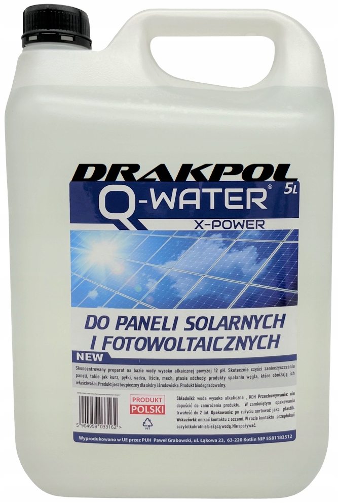 

Płyn Do Mycia Paneli Solarnych Fotowoltaicznych 5L
