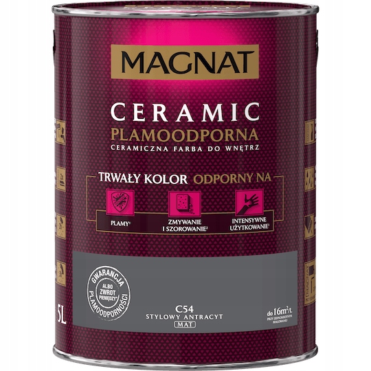 

Magnat Ceramic Stylowy Antracyt C54 5L