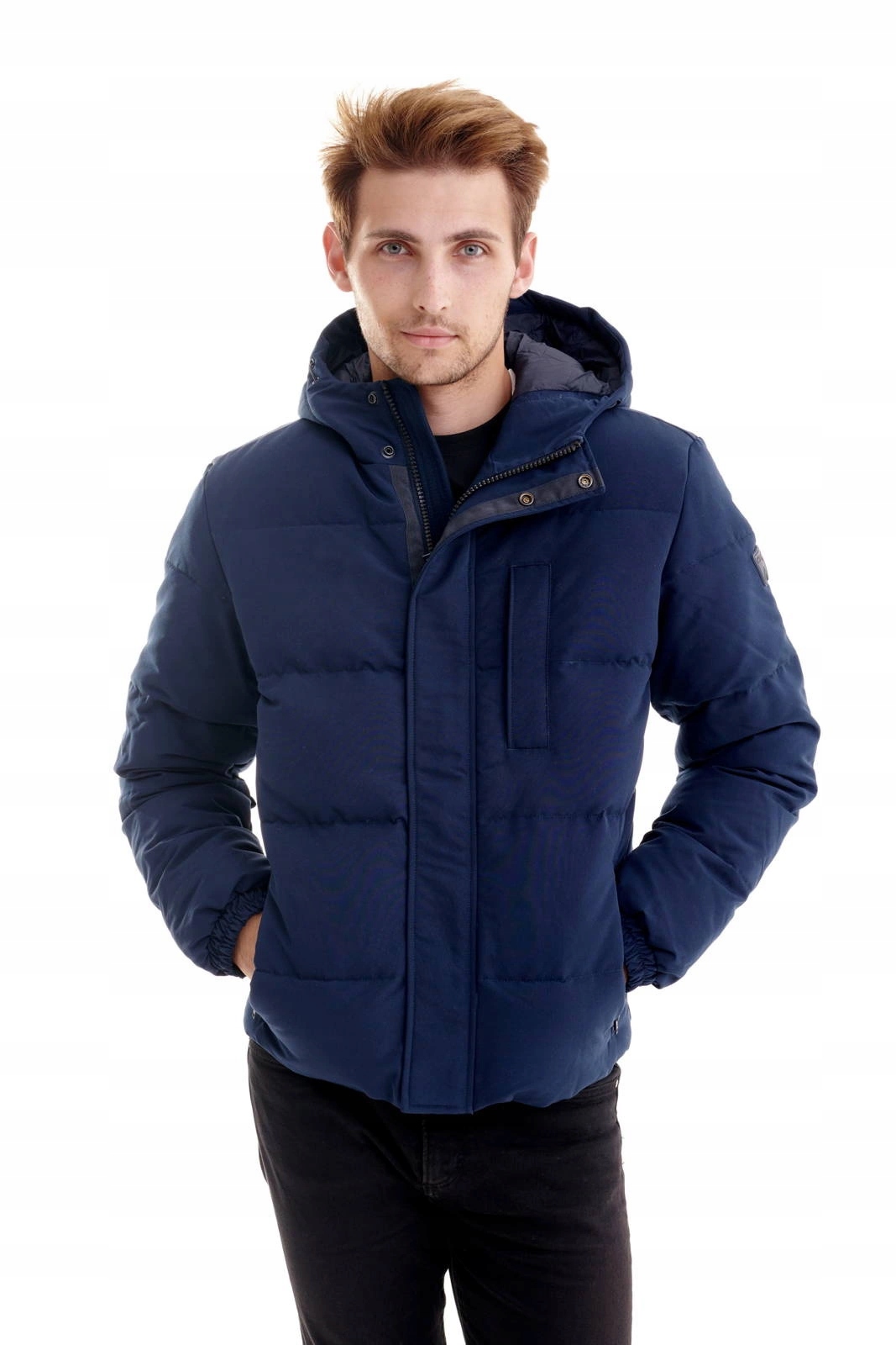 Pánská zimní bunda Wrangler The Bodyguard Navy W4C8WW114 3XL