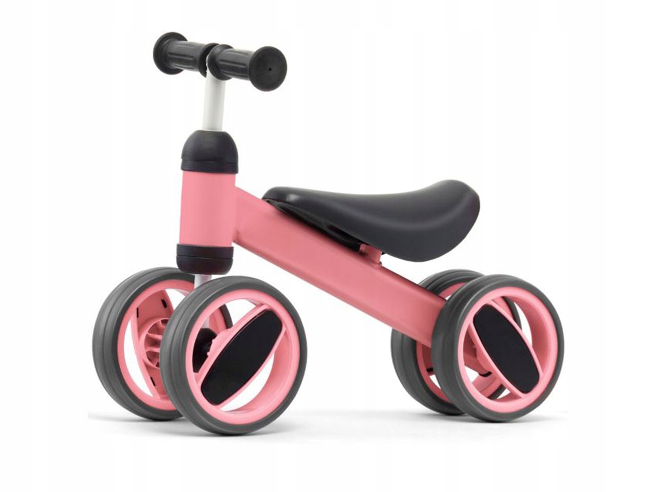 Rowerek Biegowy Dla Dzieci 4-KOŁOWY Różowy 47 x 20 x 37,5 cm