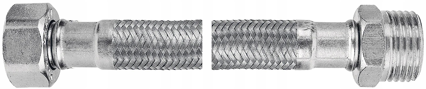 

Wąż w oplocie stalowym L-30 cm 1/2 n-w PWS21