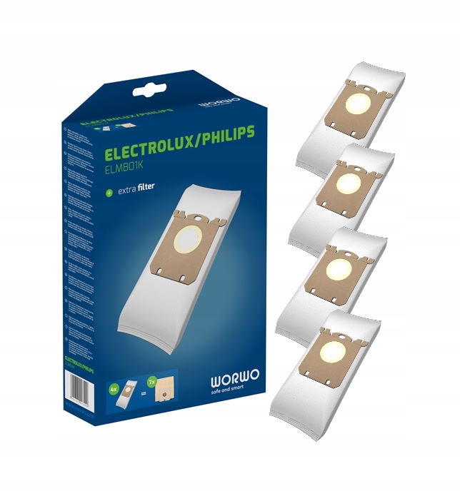 Worki odkurzaczy WORWO ELECTROLUX/PHILIPS ELMB01K