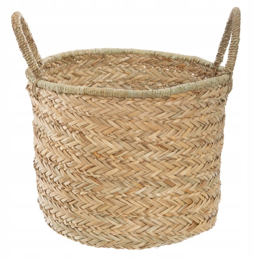 

Kosz Z Trawy Morskiej Z Uchwytami Kosz Boho 37x28