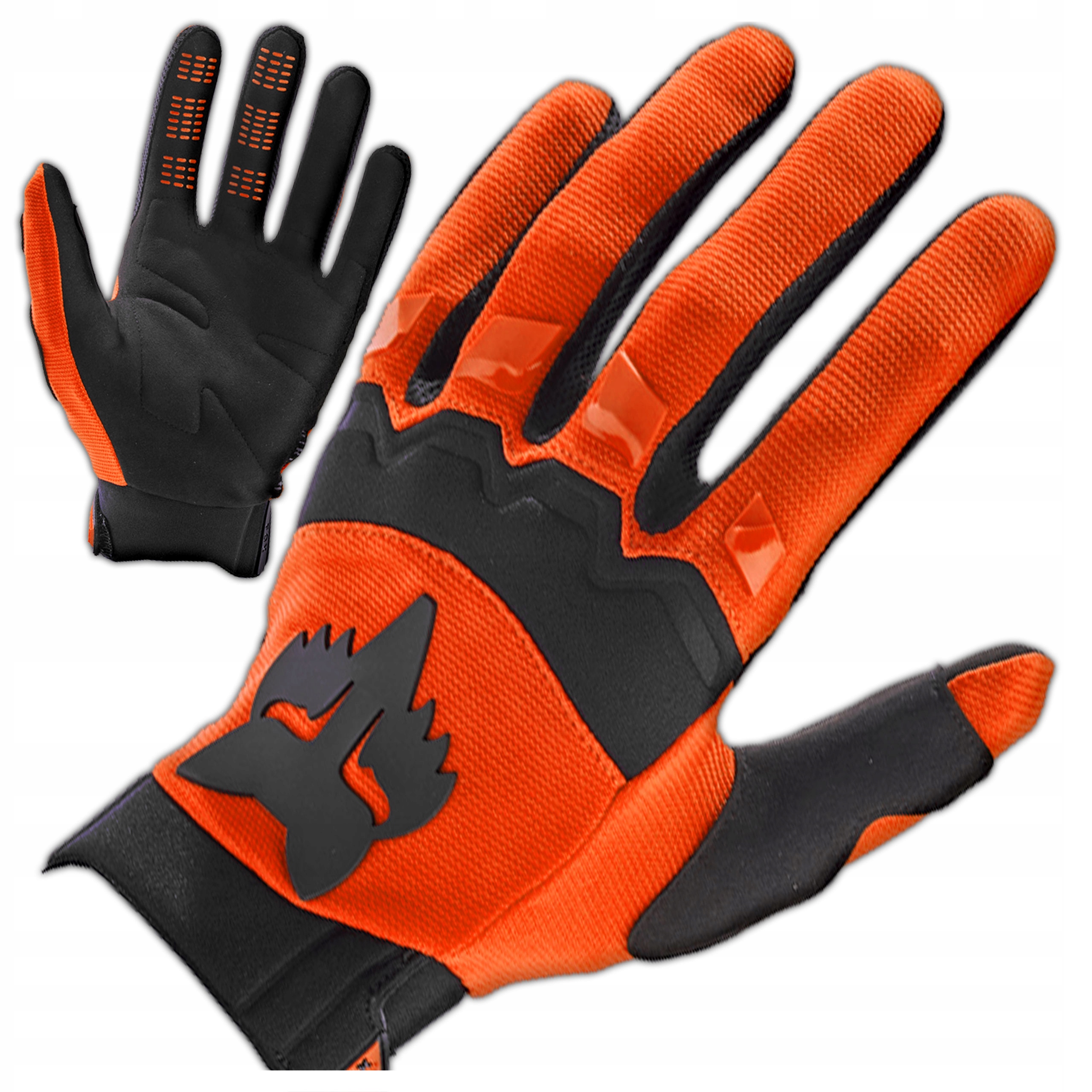 Rękawiczki Rowerowe Fox Dirtpaw Pomarańczowe Długie Mtb Enduro Dh XXL
