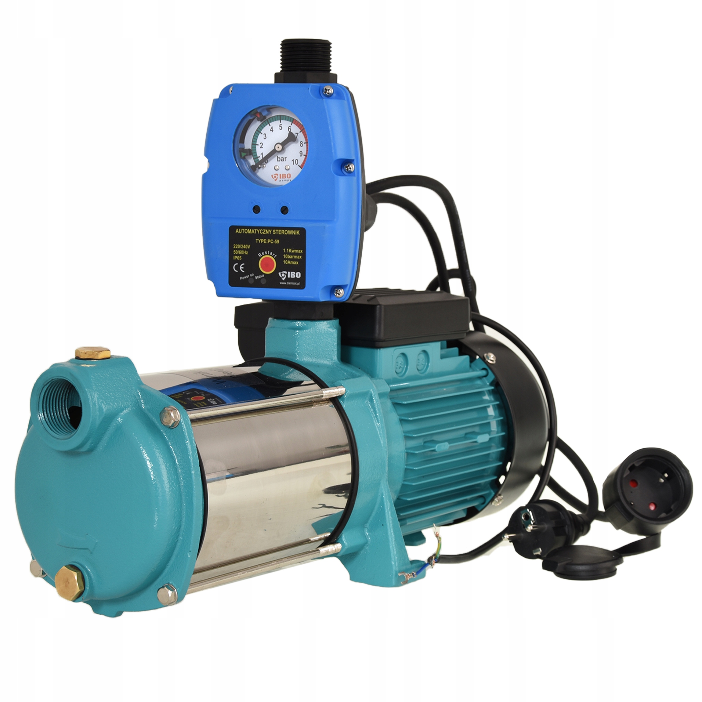 MHI 1300 INOX PC-59 HYDROFOR BEZZBIORNIKOWY POMPA