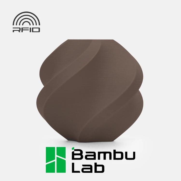 Filament Bambu Lab Refill PLA Matte 1,75mm 1kg - Dark Brown