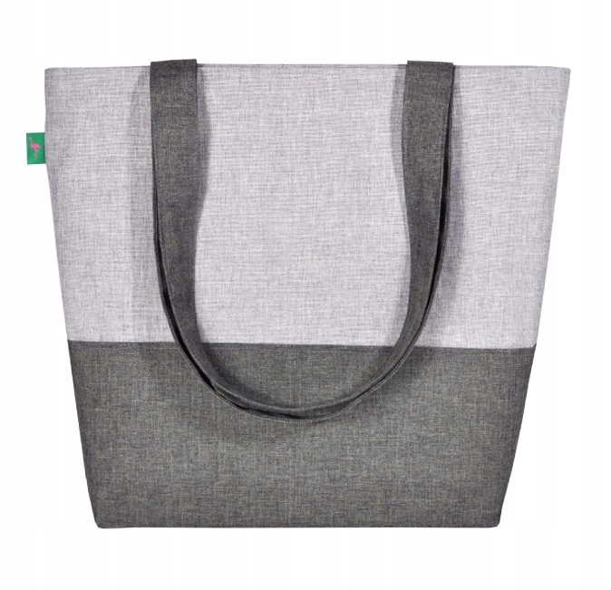 TORBA SHOPPER WODOODPORNA ZAPINANA NA ZAMEK GREY GRAPHITE COOLFLAMINGO