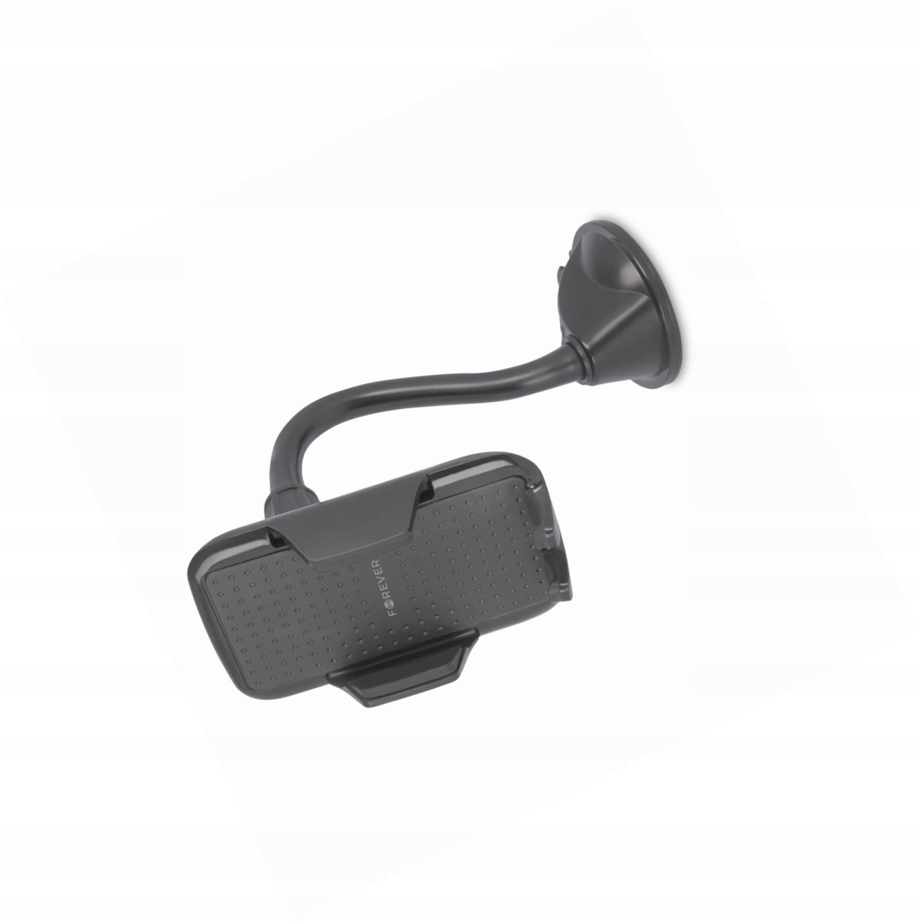 Uchwyt na telefon do samochodu na szybę z długim pałąkiem