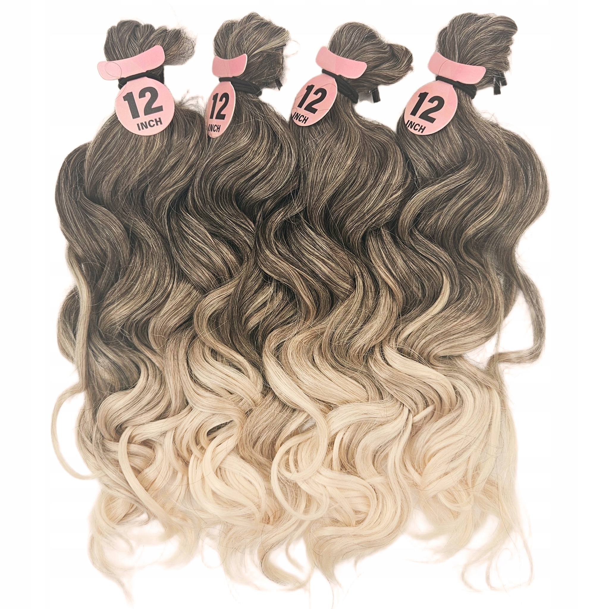 Syntetické vlasy Afroloki Na Česání Bogna Pro Ombre Blond 30 cm 250 g