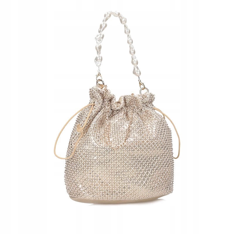 Zlatá elegantní večerní kabelka Bacci&Abbaracci KD6213 Gold