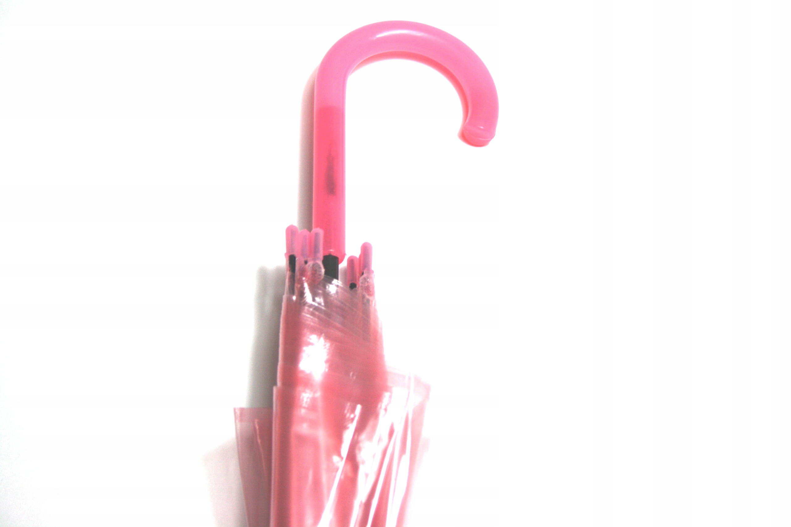 PARASOL PARASOLKA PRZEZROCZYSTA różowa ŚLUB EAN (GTIN) 5900100158494