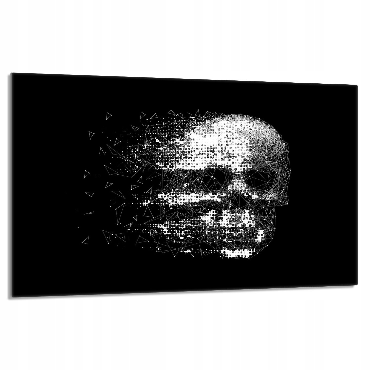 Skleněná ochranná deska na sporák 80x52 Lebka Do Kuchyně