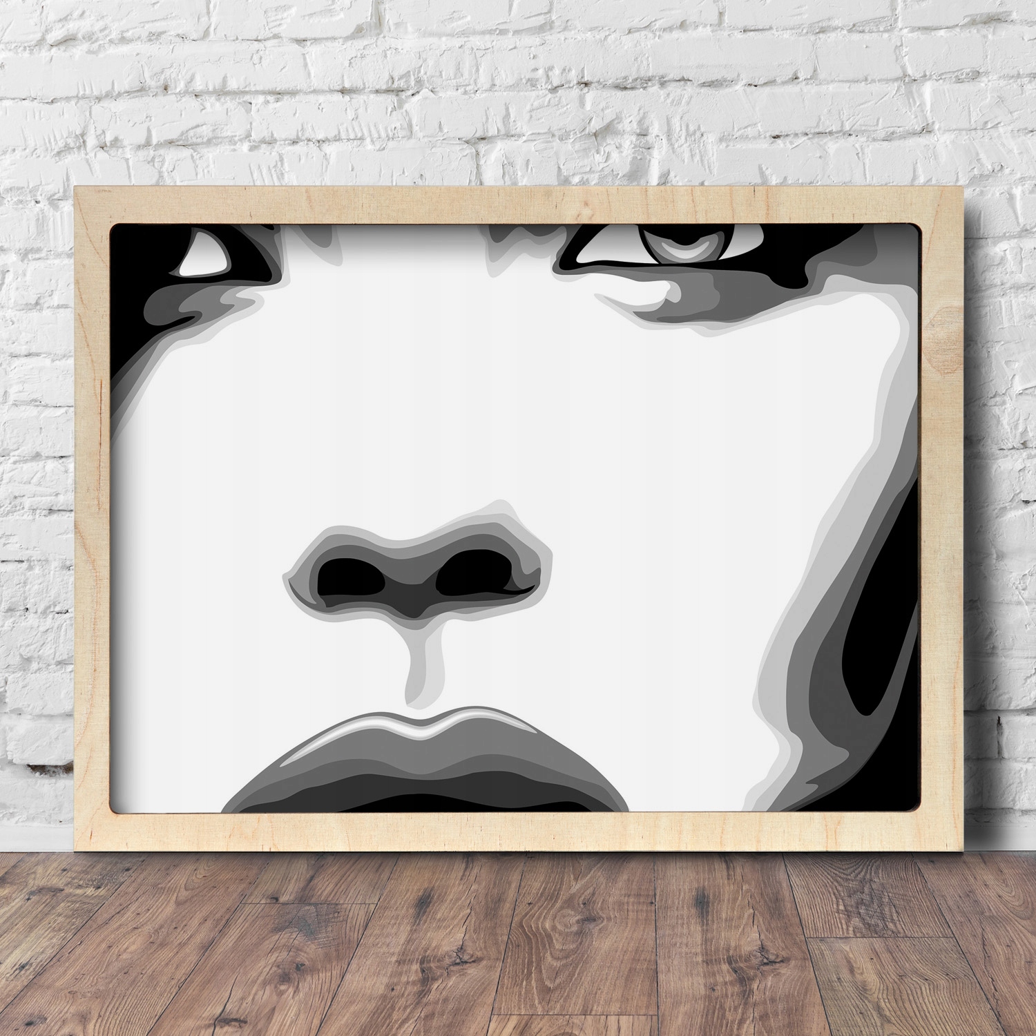 Fotoobraz na zeď Žena tvář art 75x55 cm