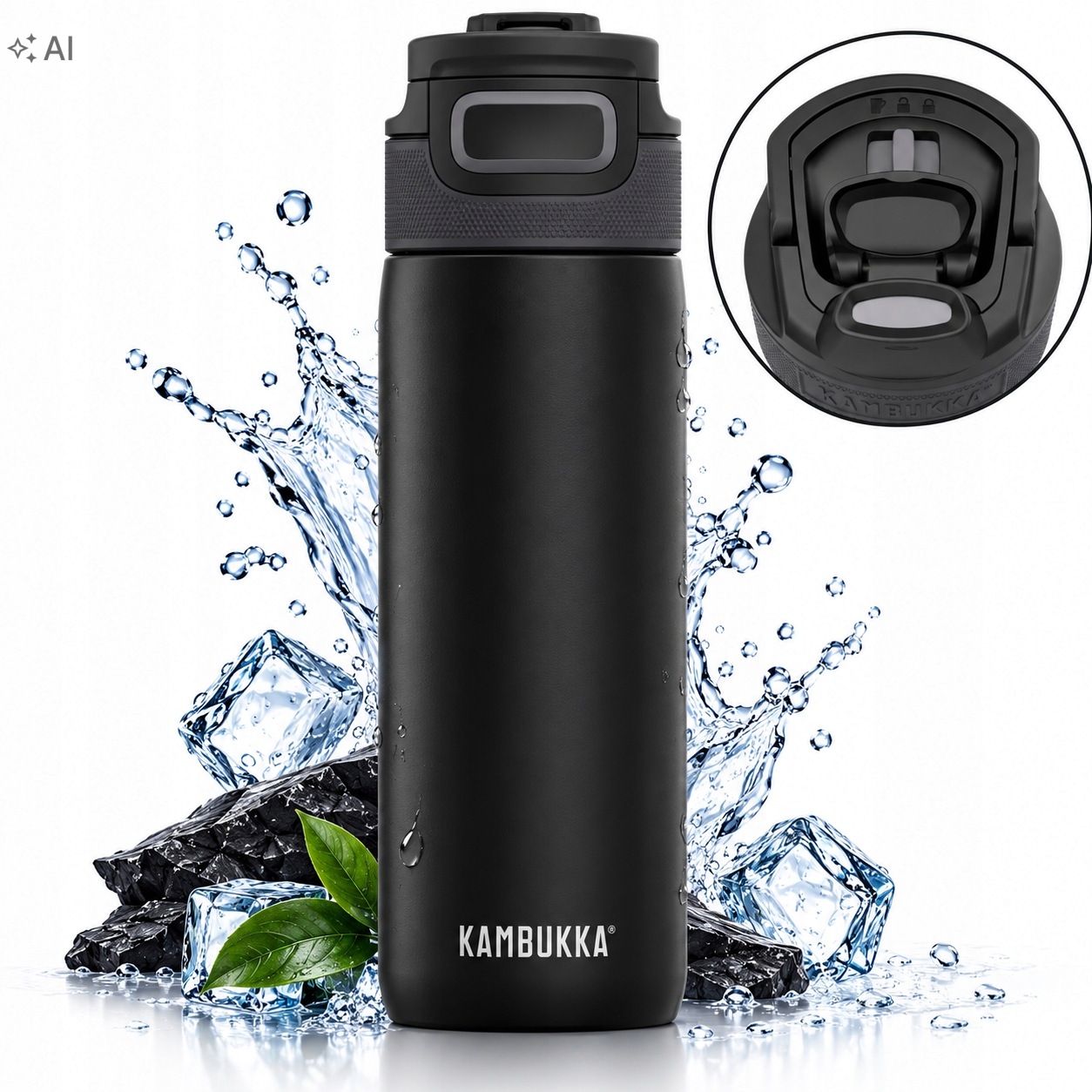 Termoláhev na vodu do auta Kambukka Elton Insulated 600 ml Nightfall