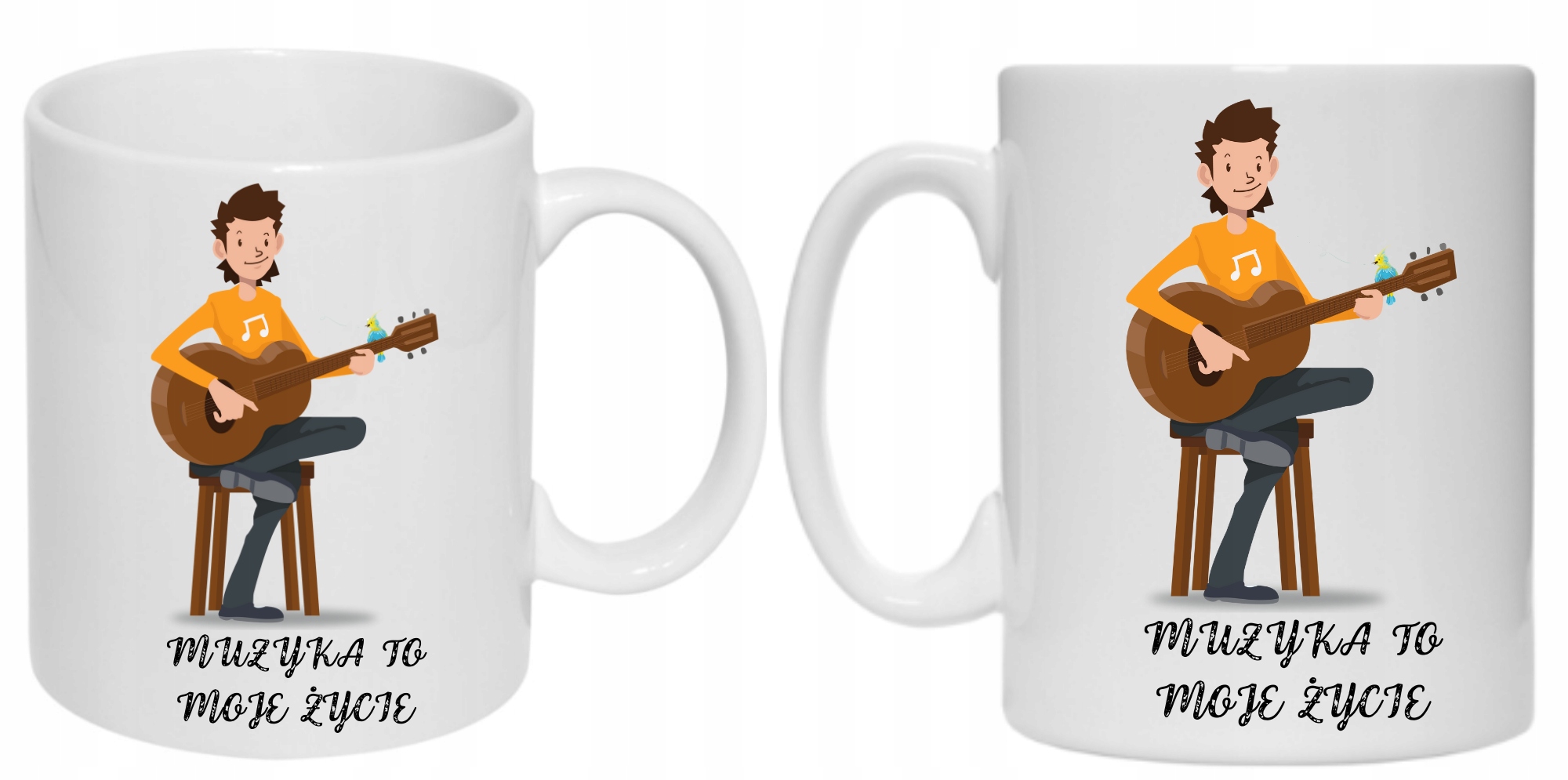 KUBEK PREZENT PRACA HOBBY MUZYKA GITARA Marka inna