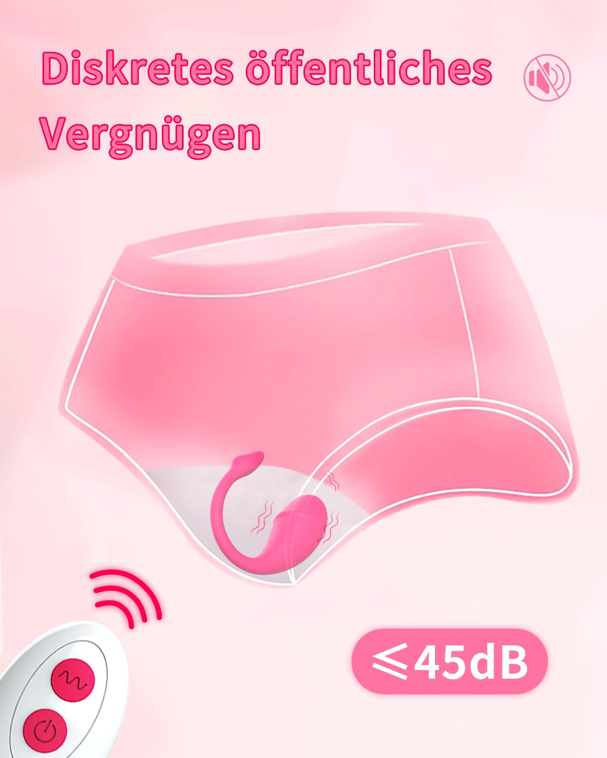 VIBRATOR Z Pilotem Zestaw Wibratorów Dla Kobiet Cichy Różowy Dildo Klitoris — miniatura 5