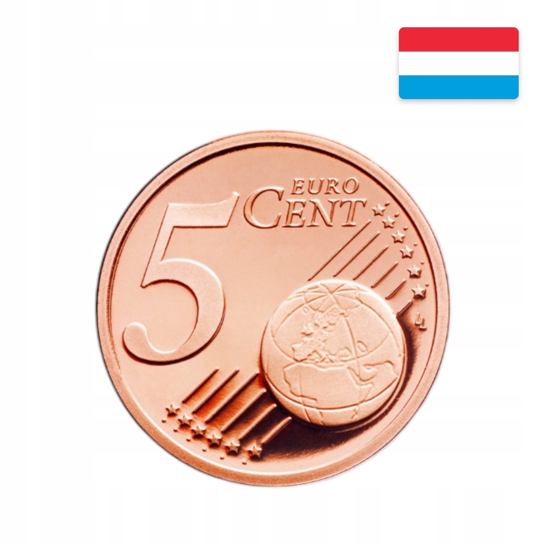 Moneta – Luksemburg – 5 eurocentów – 2002 – UNC