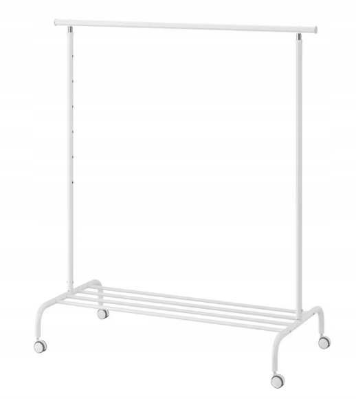 

Ikea Rigga Wieszak na ubrania, biały