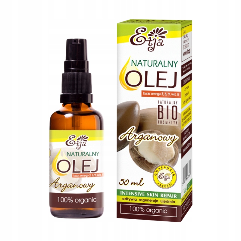 Etja, naturalny olej arganowy Bio, 50 ml