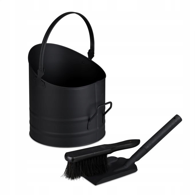 Vedro na popol 9,5 l, lopata a kefa, karbid, na drevo, uhlie