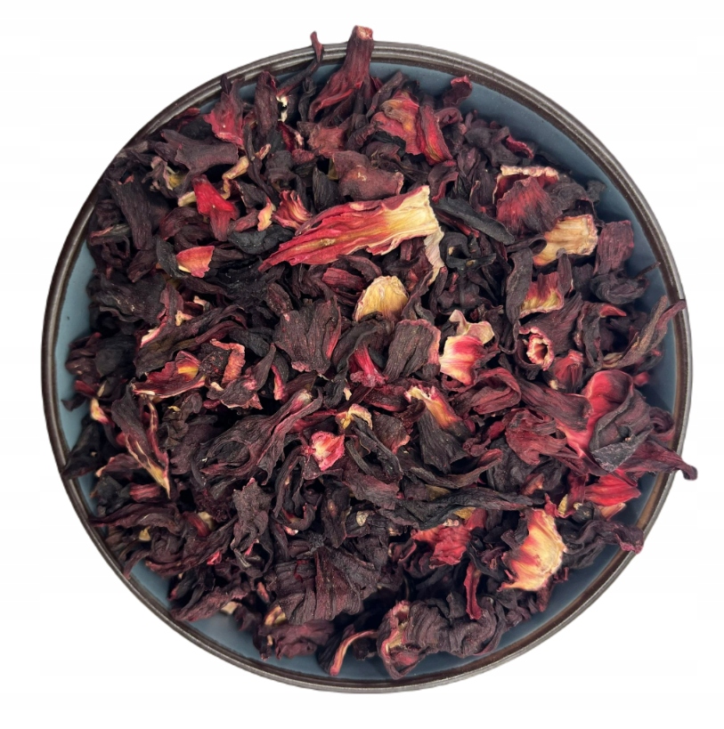 Hibiskus 500 g čaj přírodní sušené květy bohaté na vitamín C