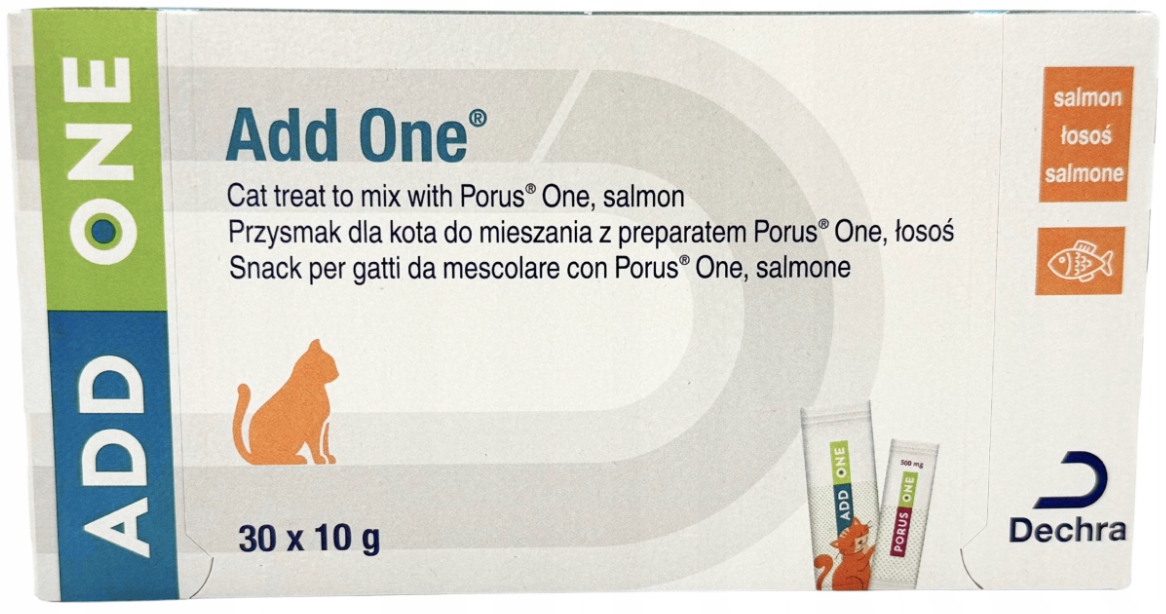 Levně Add One Salmon Svačinka Pro Kočky K Podávání Léků Losos 30 sáčků