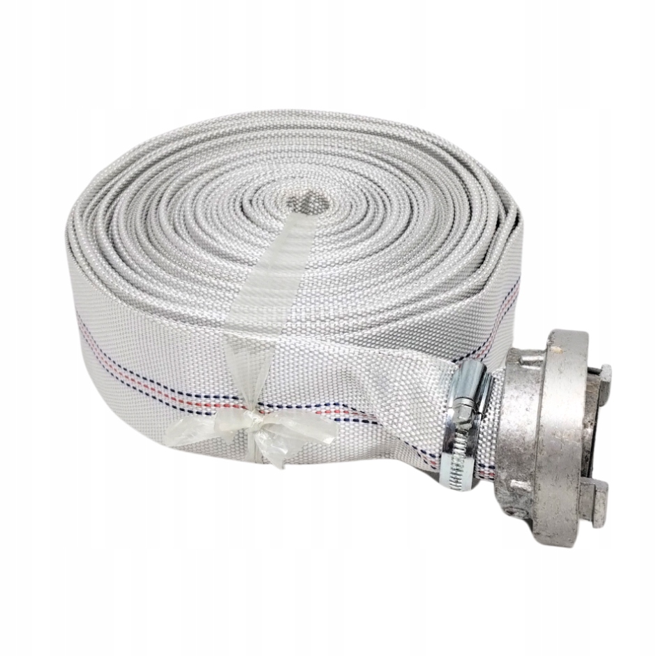 Wąż strażacki 20m 1,5 cala z szybkozlaczem Ibo Mocny parciany