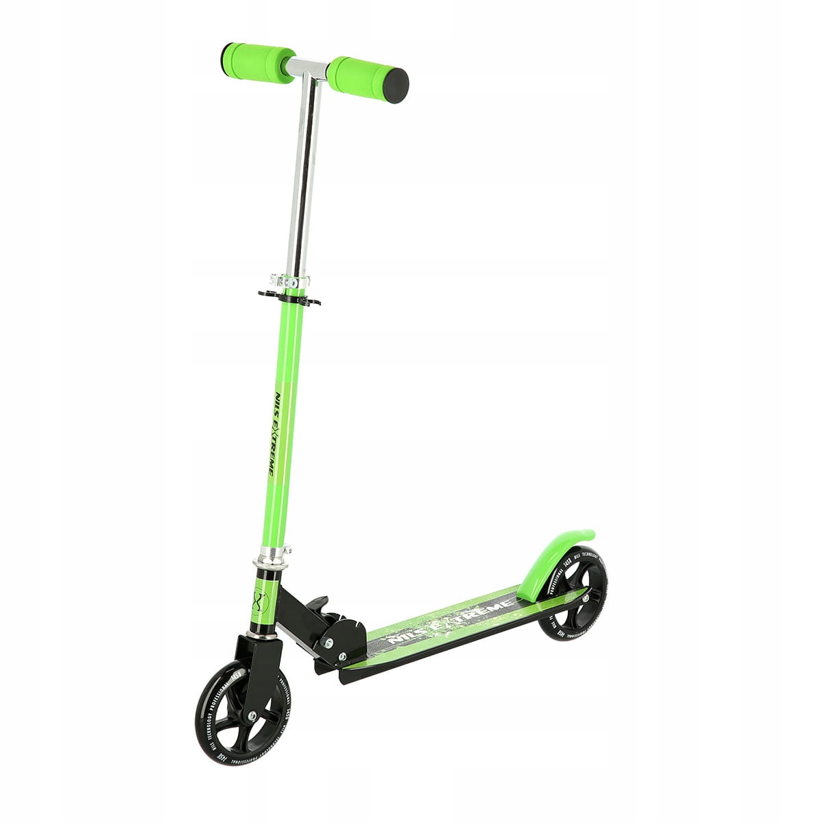Hulajnoga Dla dzieci Składana Nils Extreme HD114 Miejska Regulowana Zielona