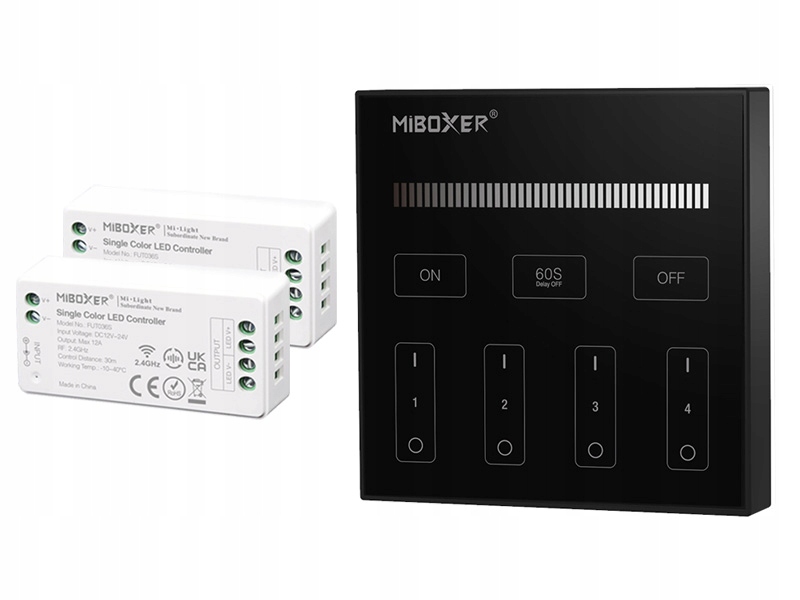 2 X Ovladač Zónový Nástěnný Panel 288W Milight
