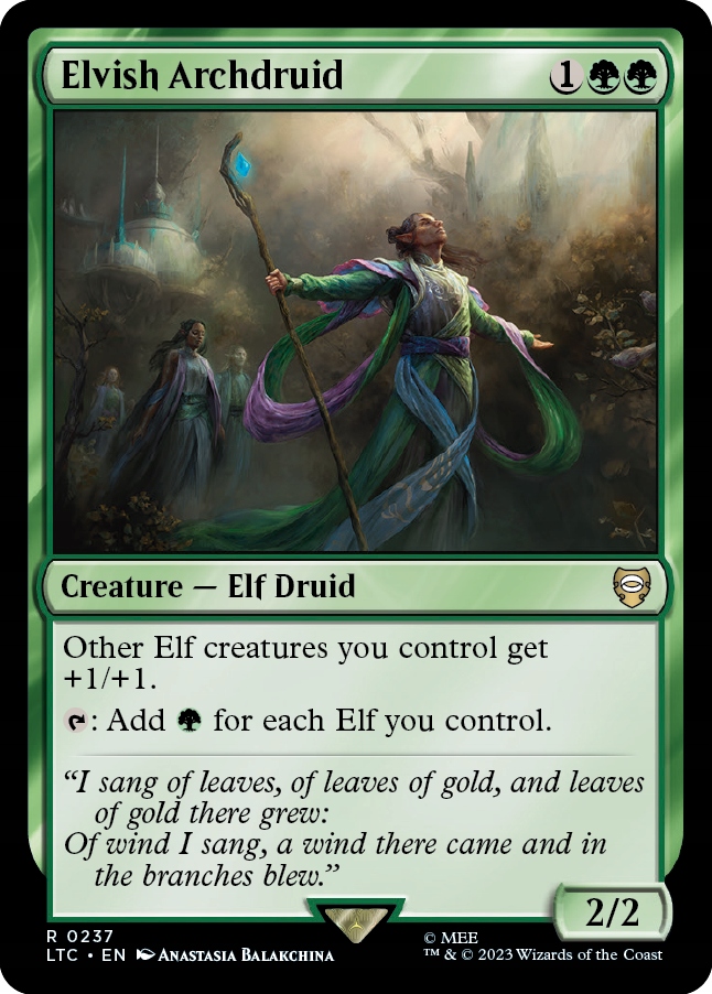Mtg Elvish Archdruid (r)