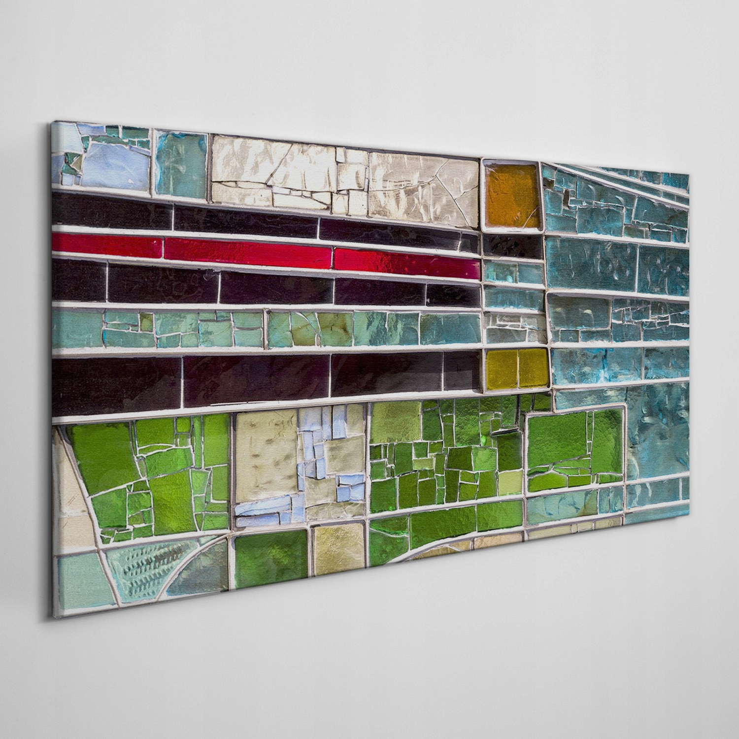 

Obraz ścienny na płótnie Szklany witraż 120x60 cm