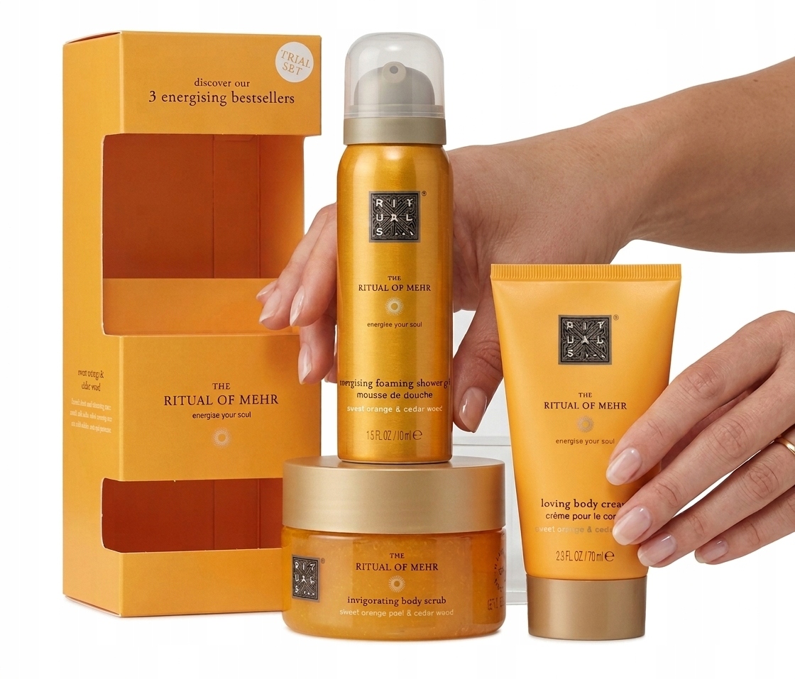 Rituals Ritual of Mehr zestaw upominkowy pianka peeling krem