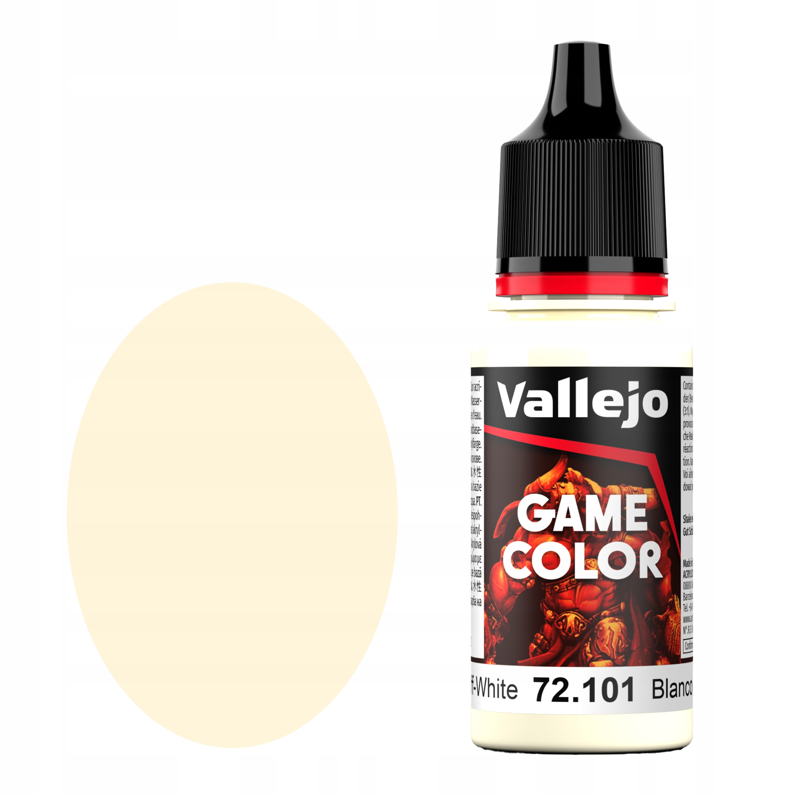 Akrylowa Farba Vallejo Game Color Off White do malowania figurek