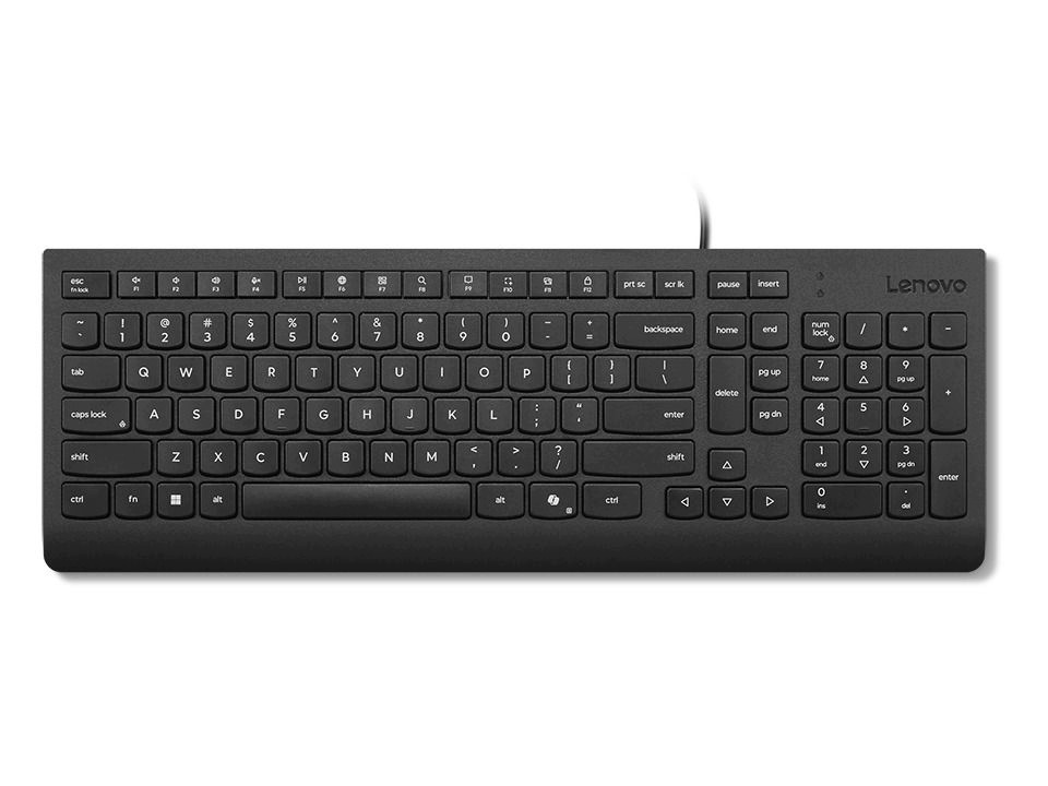 Lenovo Essential Káblová Usb-a Cz-sk Rozloženie Čierna