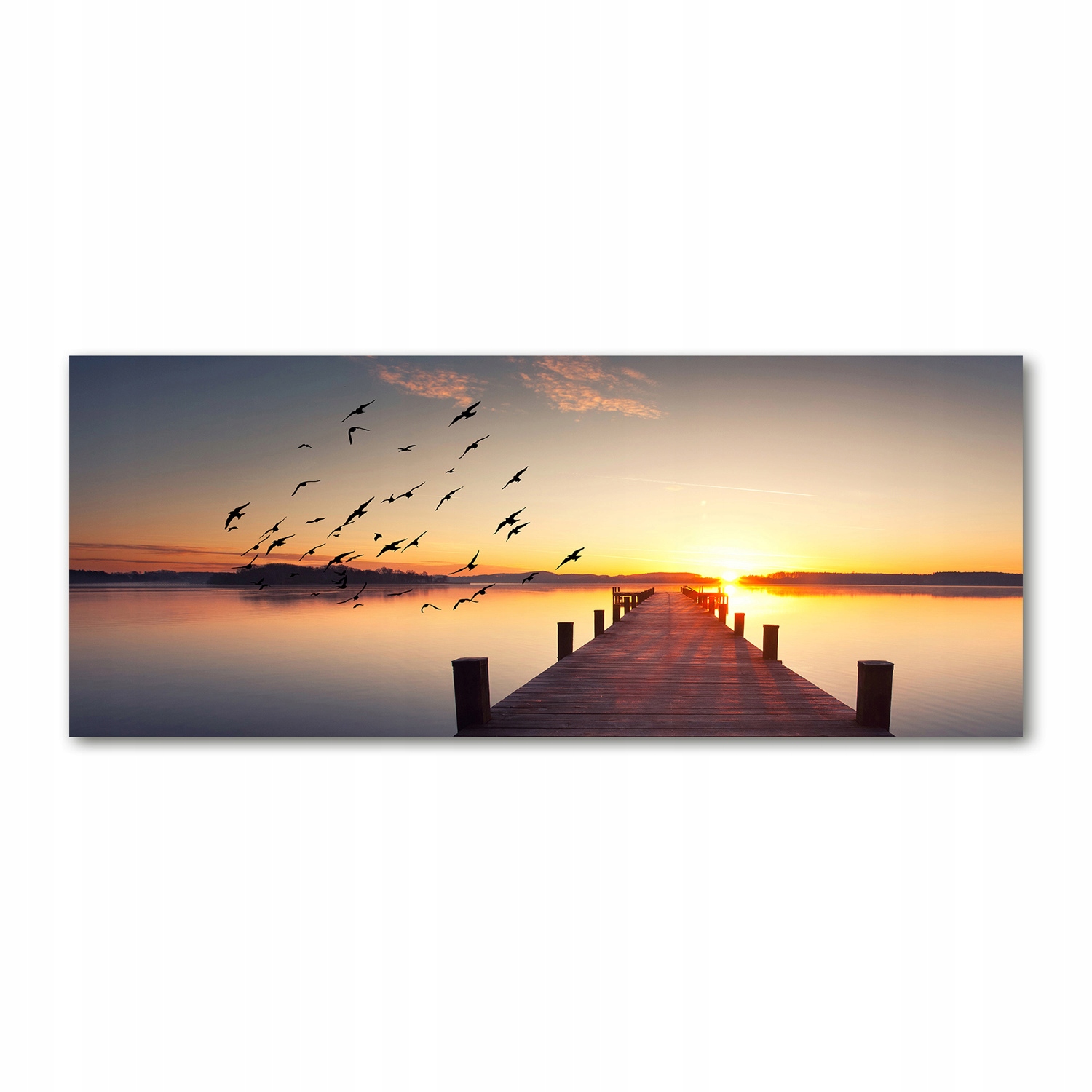 

Foto obraz akryl zdjęcie Zachód słońca 125x50 cm