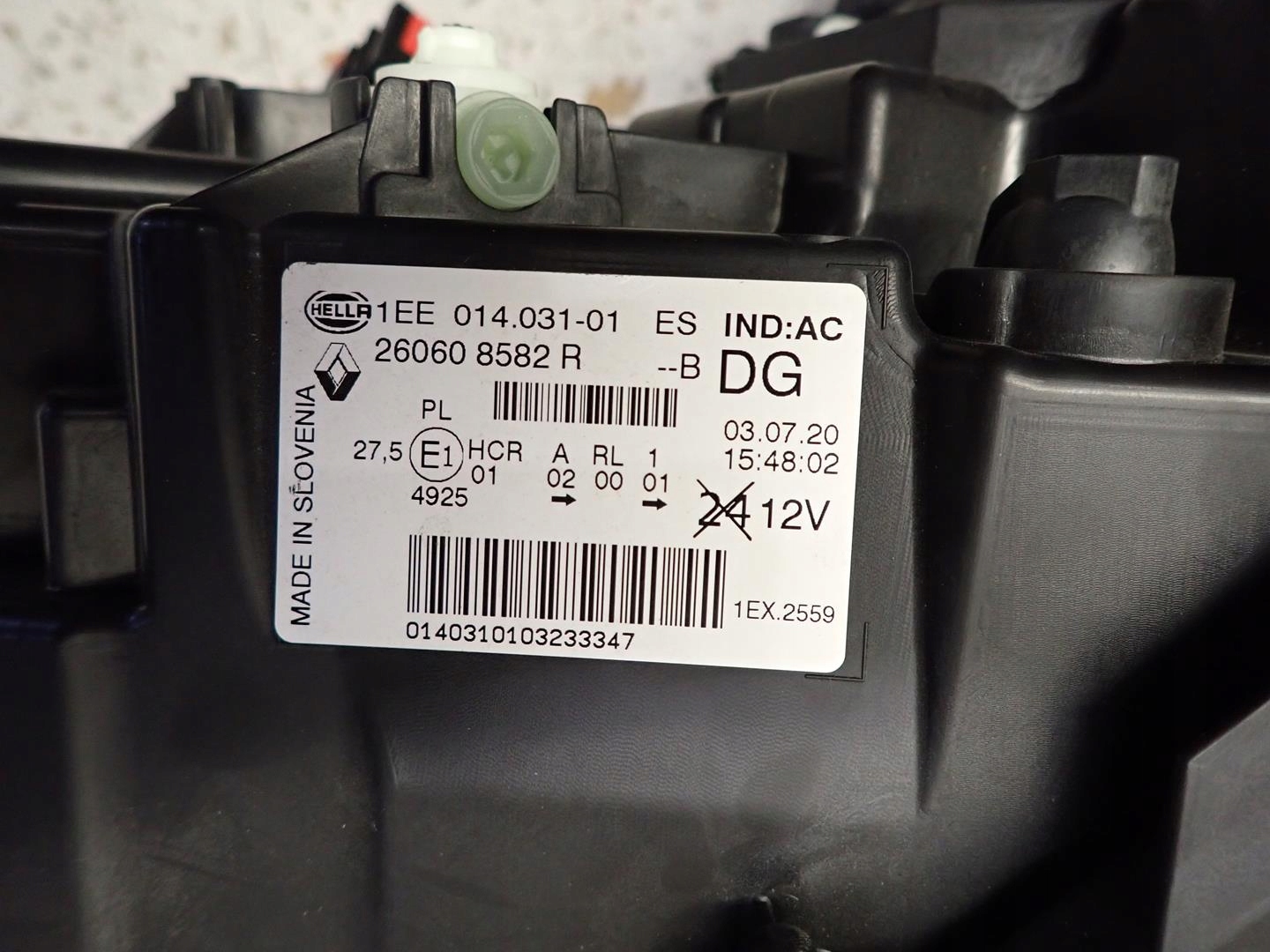 light front front left RENAULT TRAFIC III LIFT 2019- FULL LED 260608582