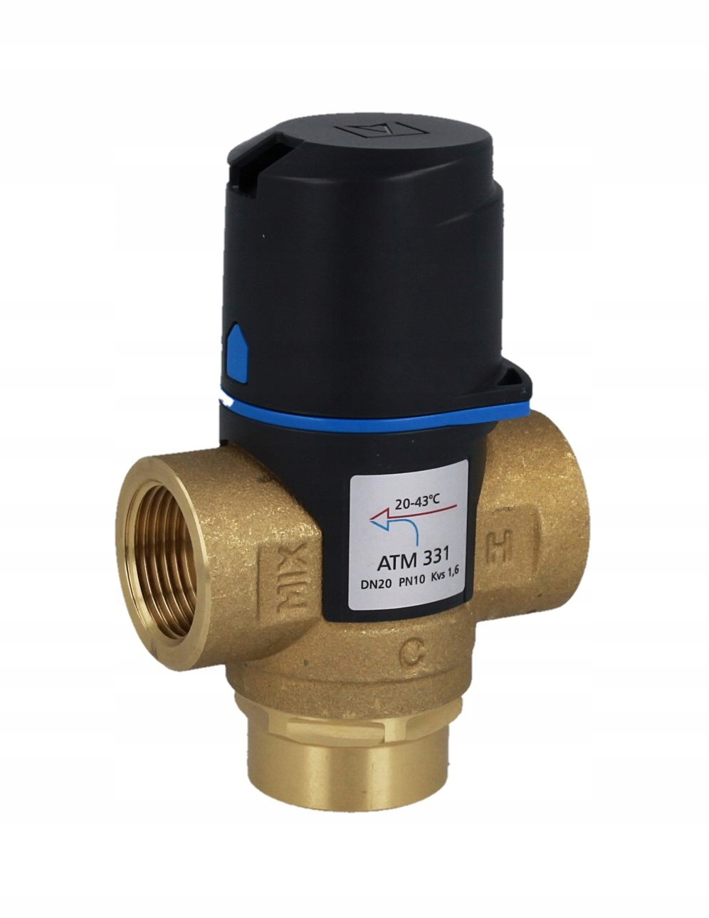 Termostatický Zmiešavací Ventil Atm 331 DN20 Gw 3/4 Palca 20-43 °C Afriso