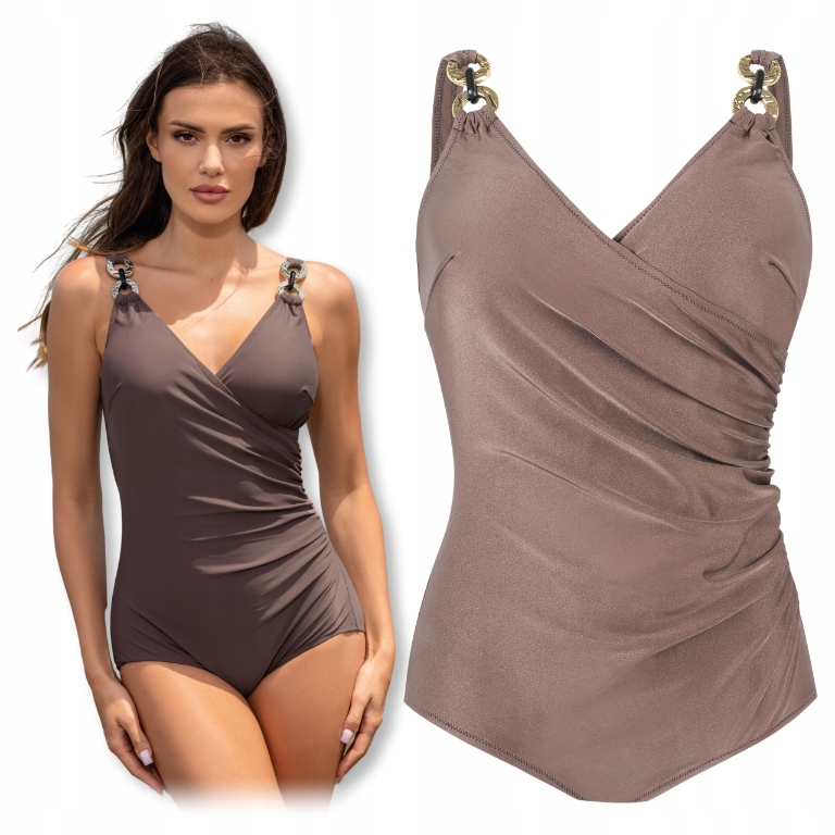 Jednodílný dámský plavkový kostým 44 4XL Monokini Plus Size