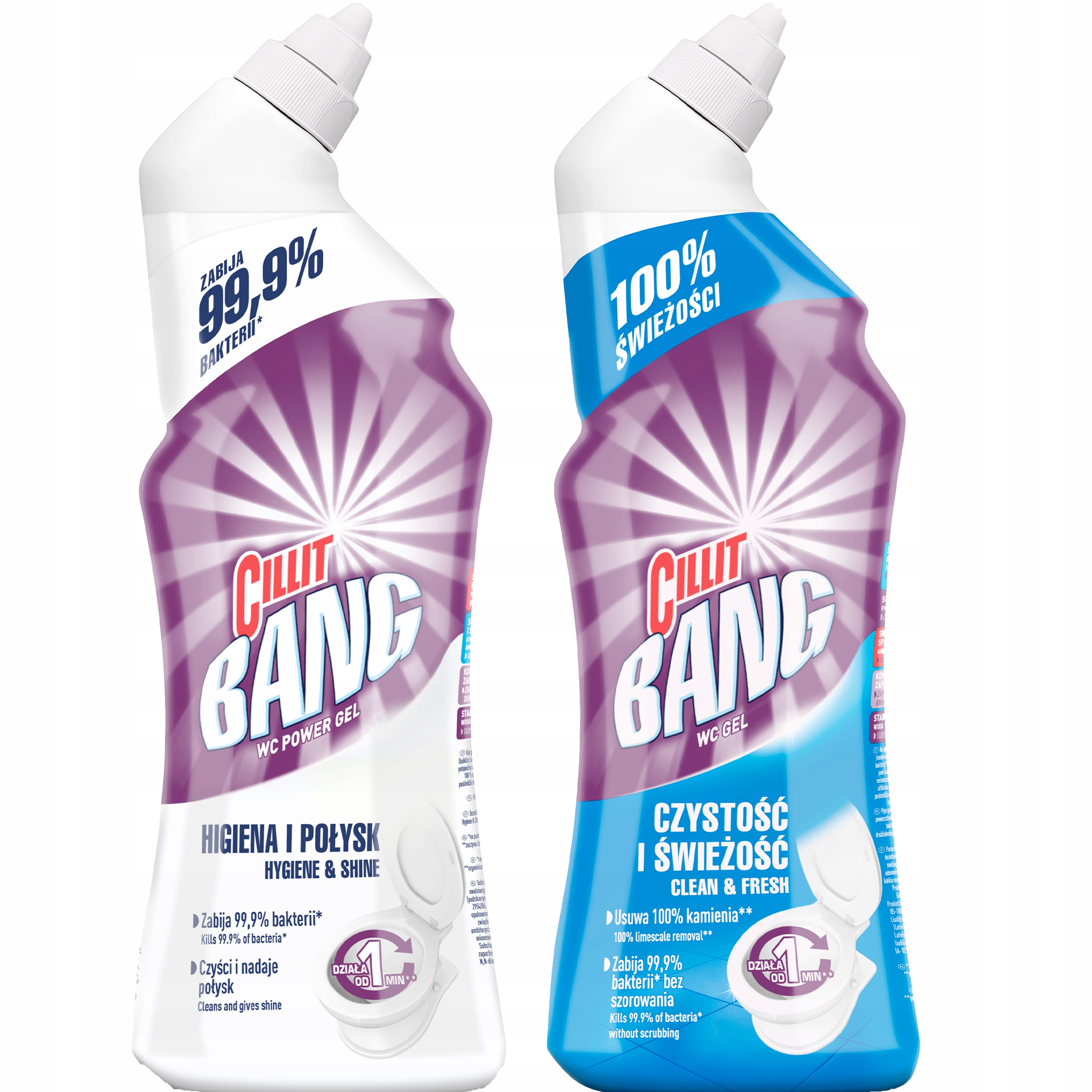 

Cillit Bang Żel do czyszczenia Toalety Wc 2x750ml