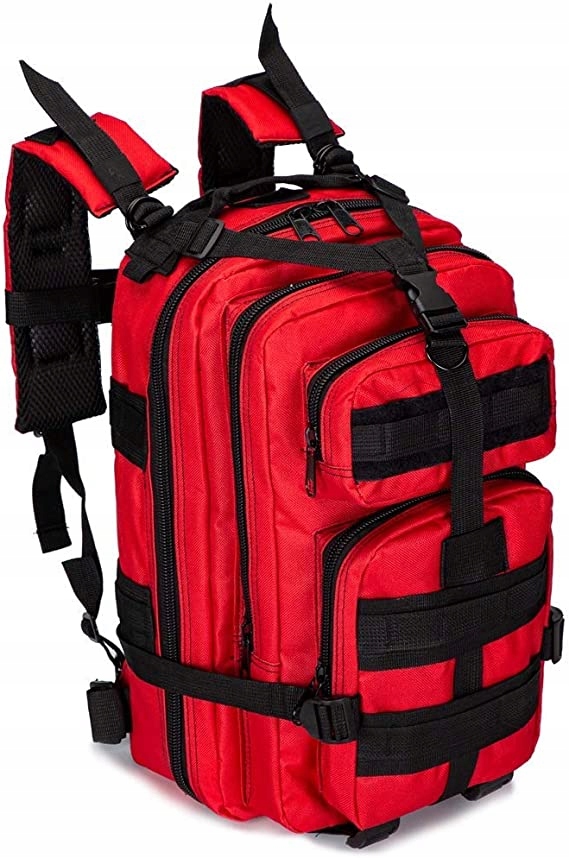 

Plecak Taktyczny Militarny Medyczny Czerwony