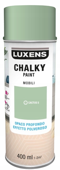 LUXENS FARBA KREDOWA KREDA W SPRAYU ZIELONY JASNY PASTELOWY MAT 400ML