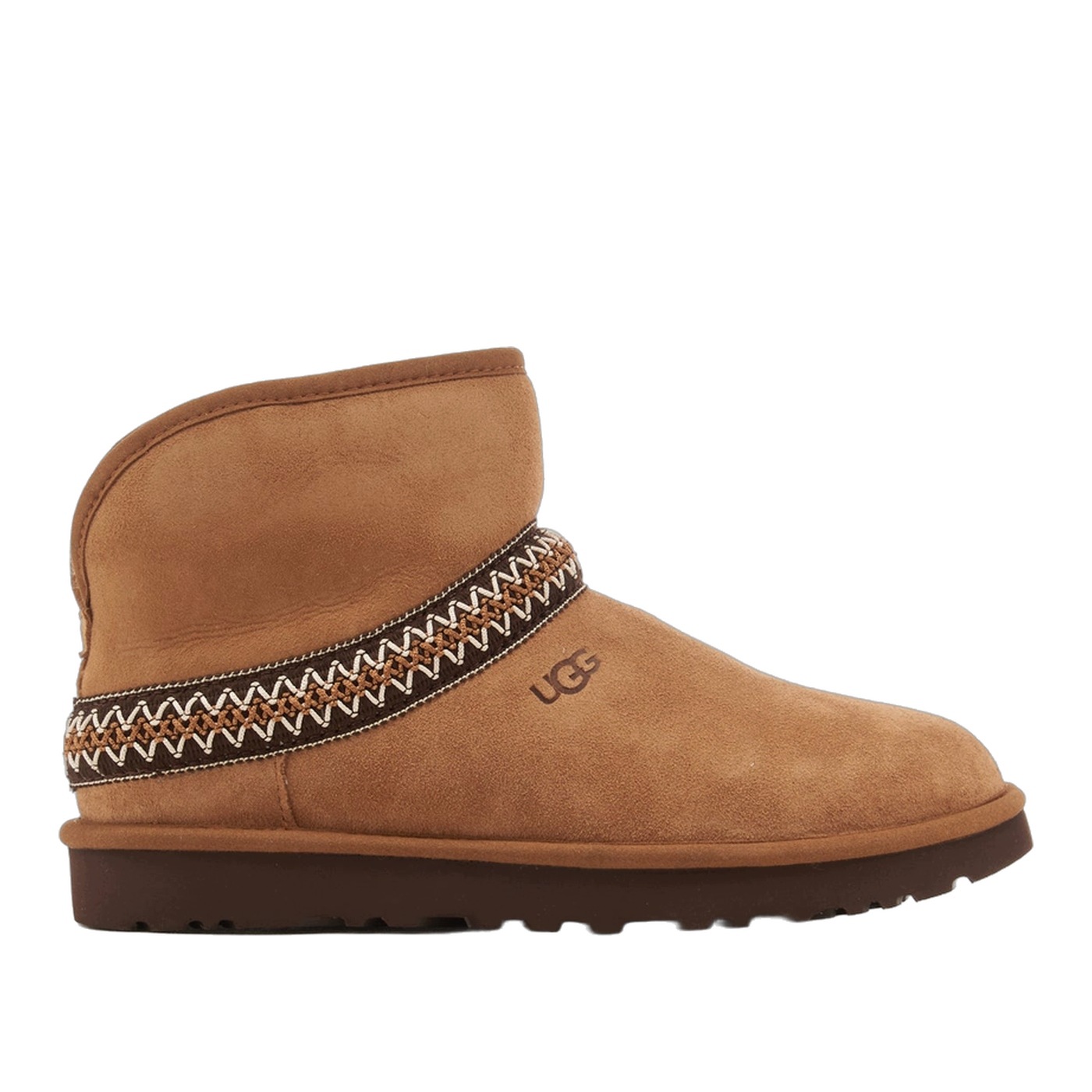 Śniegowce Damskie Ugg Classic Mini Crescent 1158262-CHE Brązowe 36
