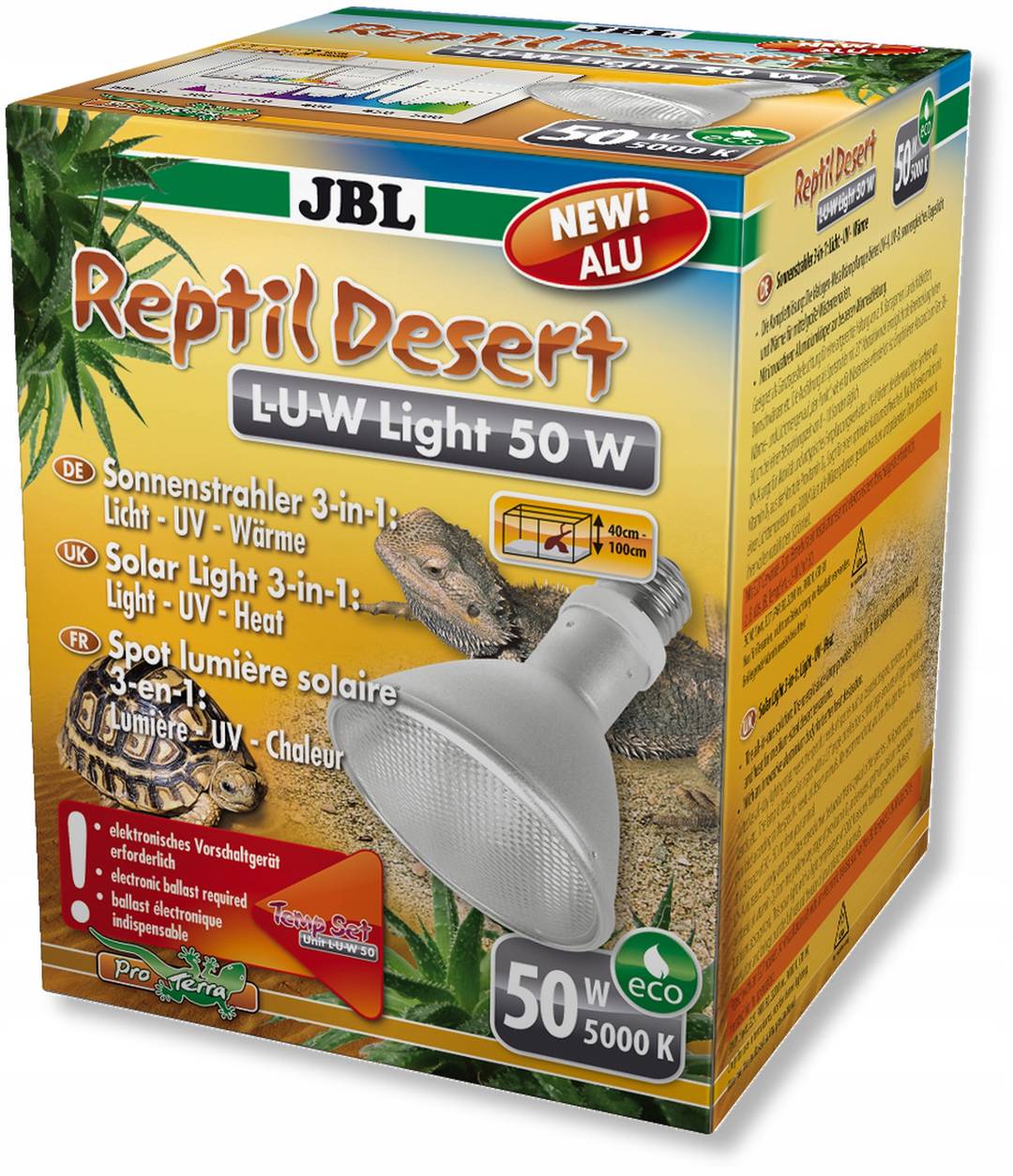 

Jbl Desert 50W Metahalogen Pustynny spot Uvb