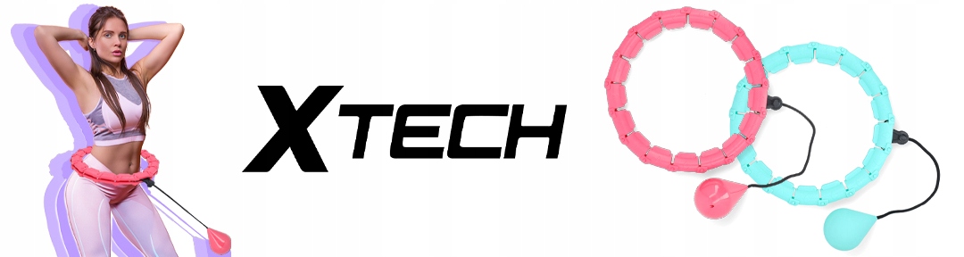 HULA HOP ODCHUDZAJĄCE Z OBCIĄŻENIEM FITNESS XTECH RÓŻOWE Cechy dodatkowe składane