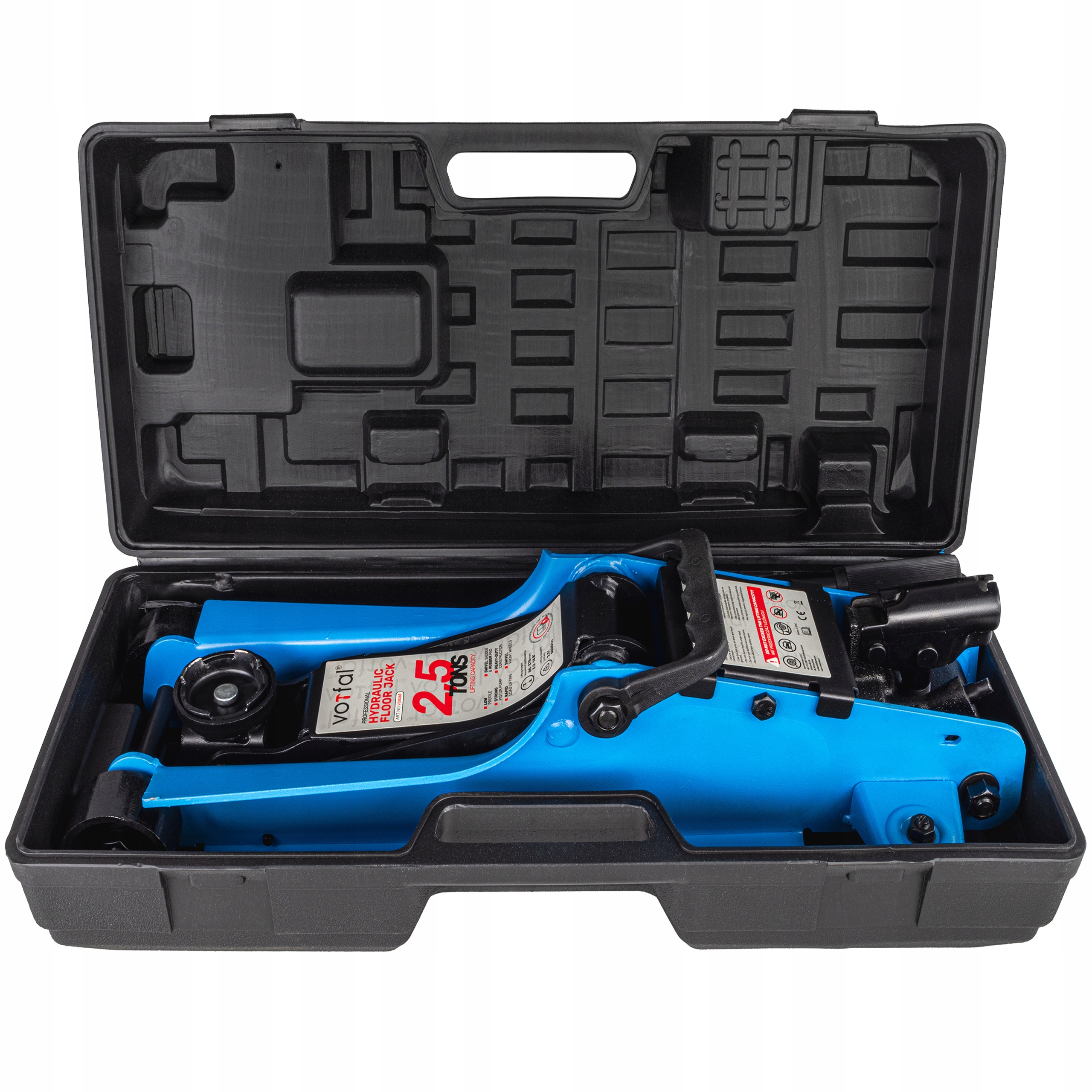 PODNOŚNIK SAMOCHODOWY LEWAREK ŻABA NISKOPROFILOWY PUNKTOWY 2,5T WALIZKA Minimalna wysokość podnoszenia 85 mm