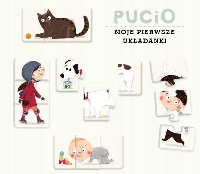 Pucio Moje Pierwsze Układanki Puzzle Percepcja Wzrokowa 1+ Nasza Księgarnia EAN (GTIN) 5902719478703