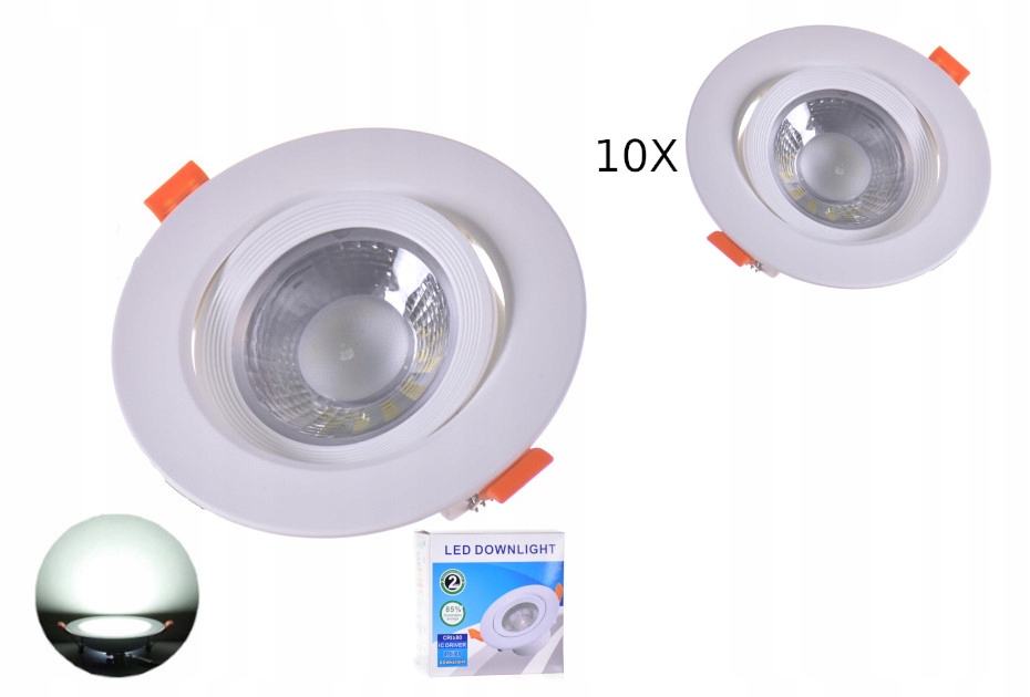 20 x Led Stropné Očko Downlight 5W