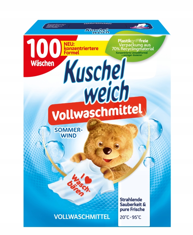 Levně Kuschelweich Sommer-wind Prášek Na Praní Bílé Letní Vítr 100 p 5 kg De