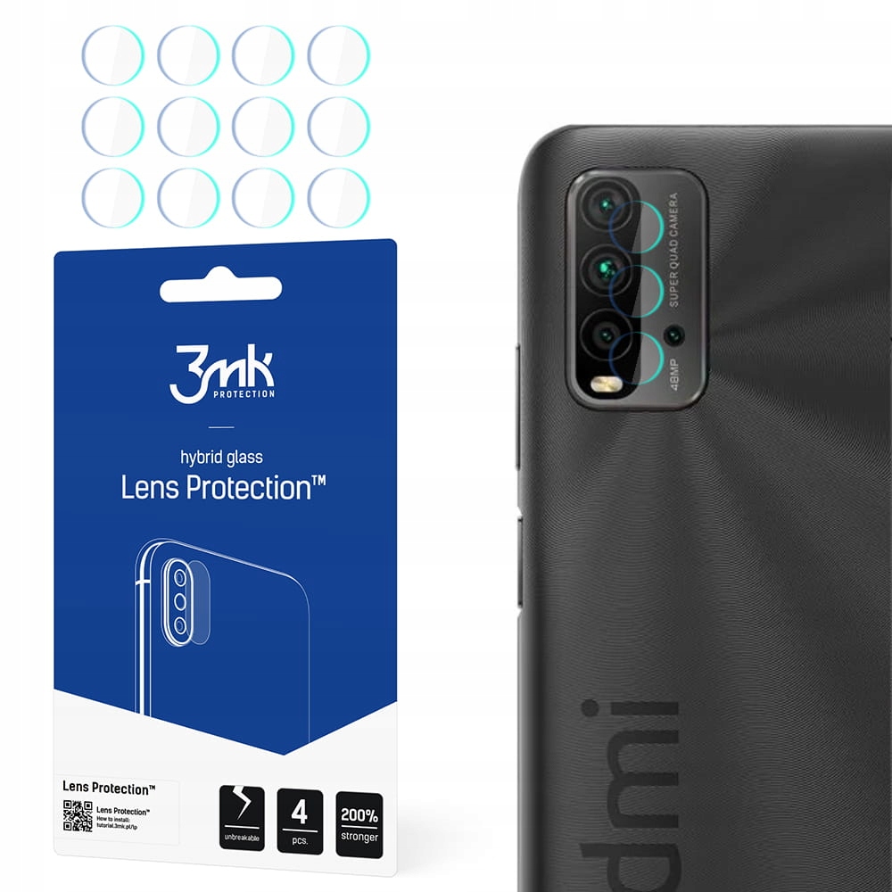 

Szkło na obiektyw aparatu do Xiaomi Redmi 9T 3mk